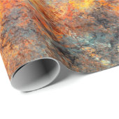 明る芸術的い跳ね。抽象芸術絵画色  ラッピングペーパー (ロールコーナー)