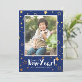 明る輝くい写真年賀状 シーズンカード (スタンド正面)