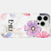 明エレガントるいパステル色春の花#7 Case-Mate iPhoneケース (裏面 (横))