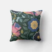 明エレガントるいパステル色春の花#8 クッション (裏面)