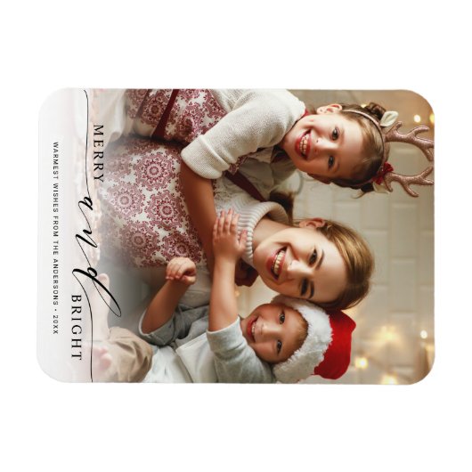 明エレガントるいメリーフォトホリデーマグネット マグネット (横)