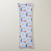 明エレガント航海の色のアイコン ボディピロー (裏面 (縦))