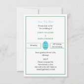 明カスタマイズ色と緑 セーブザデート (正面)