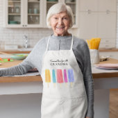 明カスタムるいカラフルモダン夏 エプロン