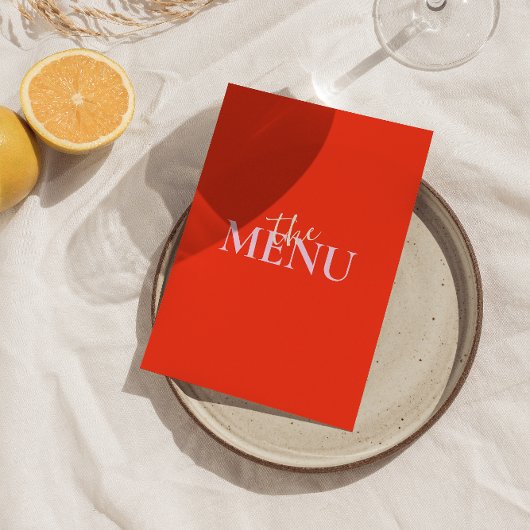 明カラフルるいはっきりしたファンキー結婚モダンレトロ メニュー