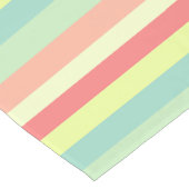 明カラフルるいストライプ ショートテーブルランナー (コーナー)