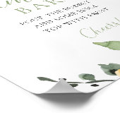 明カラフルるいフローラミモサバー徴候 ポスター (角)