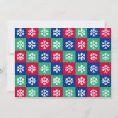 明カラフルるいメリークリスマス招待状カード 招待状 (裏面)