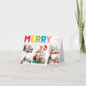 明カラフルるいメリー折り畳み写真 シーズンカード (正面)