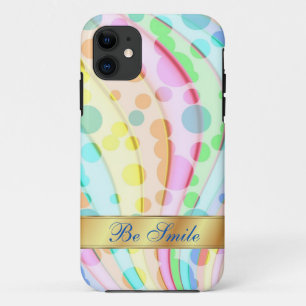 明カラフルるい円iPhoneケース iPhone 11 ケース