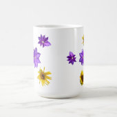 明カラフルるい切り花 コーヒーマグカップ (中央)