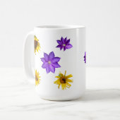 明カラフルるい切り花 コーヒーマグカップ (正面左)