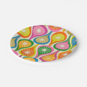 明カラフルるい半モダン世紀原子 ペーパープレート (アングル)