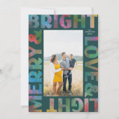 明カラフルるい愛と光の休日 シーズンカード (正面)