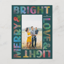 明カラフルるい愛と光の休日 ポストカード