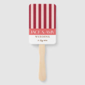 明カラフルるい色のミニマストライプリス結婚ト ハンドファン (裏面)