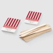 明カラフルるい色のミニマストライプリス結婚ト ハンドファン (組立なし)