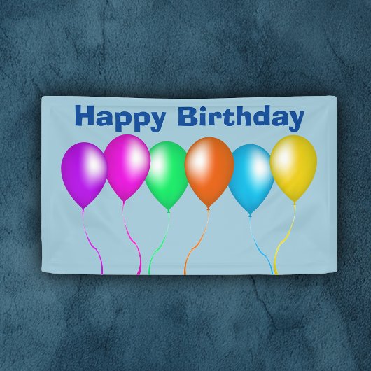 明カラフルるい風船 横断幕