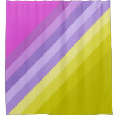 明ストライプのるい シャワーカーテン (正面)