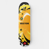 明パーソナライズされたるい鮮やかな色のポップ・アートの文化雰囲気 スケートボード (正面)