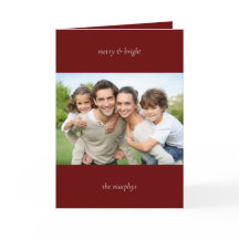 明ミニマルるいメリー写真のクリスマスカード