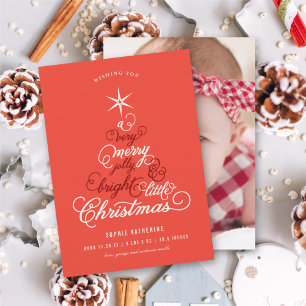 明メリーるいすてき小さなクリスマスツリーの写真 シーズンカード