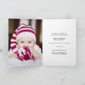 明メリーるいすてき小さなクリスマスツリーの写真 シーズンカード (内部)