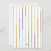 明メリーるいカラフルおもしろい3枚の写真クリスマス シーズンカード (裏面)