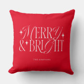 明メリーるいクラシックタイポグラフィ クッション (正面)