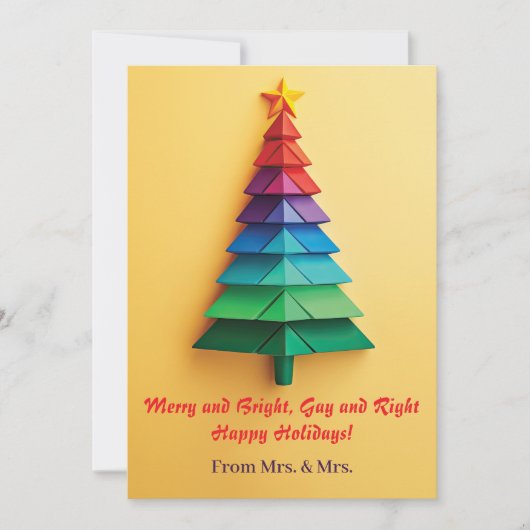 明メリーるいゲイと右 – ハッピーホリデー！ シーズンカード (正面)