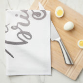 明メリーるいシルバー キッチンタオル (四つ折り)