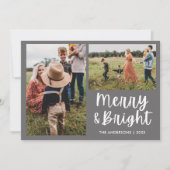 明メリーるいシンプルフォトファミリー シーズンカード (正面)