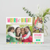 明メリーるいネオン色とストライプ写真 シーズンカード (スタンド正面)