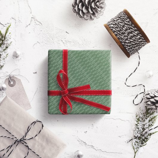 明メリーるいパーソナライズされた ラッピングペーパー