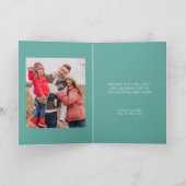 明メリーるいモダンミニマルティール（緑がかった色）青い写真 シーズンカード (内部)