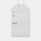 明メリーるいモダン書道の赤《写真》ぼけ味 ギフトタグ (裏面)