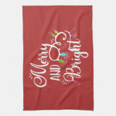 明メリーるい休日の灯 キッチンタオル (縦)