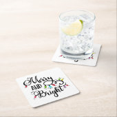 明メリーるい休日の灯 スクエアペーパーコースター (インサイチュ)