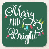 明メリーるい休日の灯 スクエアペーパーコースター (正面)