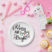 明メリーるい休日の灯 ペーパープレート (パーティー)