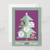 明メリーるい写パーソナライズされた真はがき シーズンポストカード (正面/裏面)