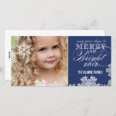 明メリーるい写真カード | ダークブルー シーズンカード (正面/裏面)