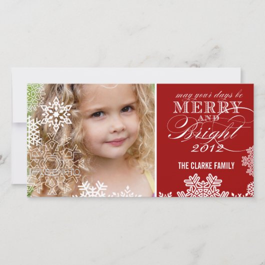 明メリーるい写真カード | レッド シーズンカード (正面)