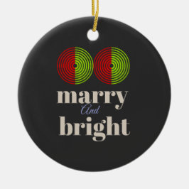 「明メリーるい祝と今の喜び セラミックオーナメント