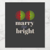 「明メリーるい祝と今の喜び ワインラベル (シングルラベル)