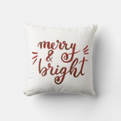 明メリーるい赤 クッション (正面)