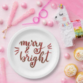 明メリーるい赤 ペーパープレート (パーティー)