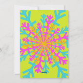 明メリーるい雪のモダン結晶の最大写真 シーズンカード (裏面)