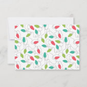 +明メリーるい1枚の写真クリスマスカード ノートカード (裏面)