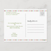 明メリーるい2枚の写数々の真 – カラー シーズンポストカード (裏面)